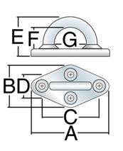 HK2759 Pad Eye drawing