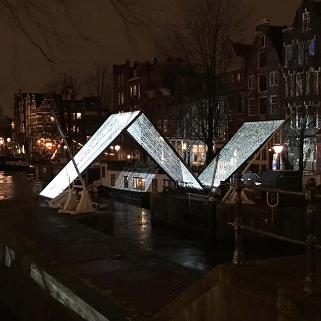 Touwen voor kunstrprojecten - Amsterdam Light Festival